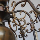 Chandelier style Dutch copper 10 lights