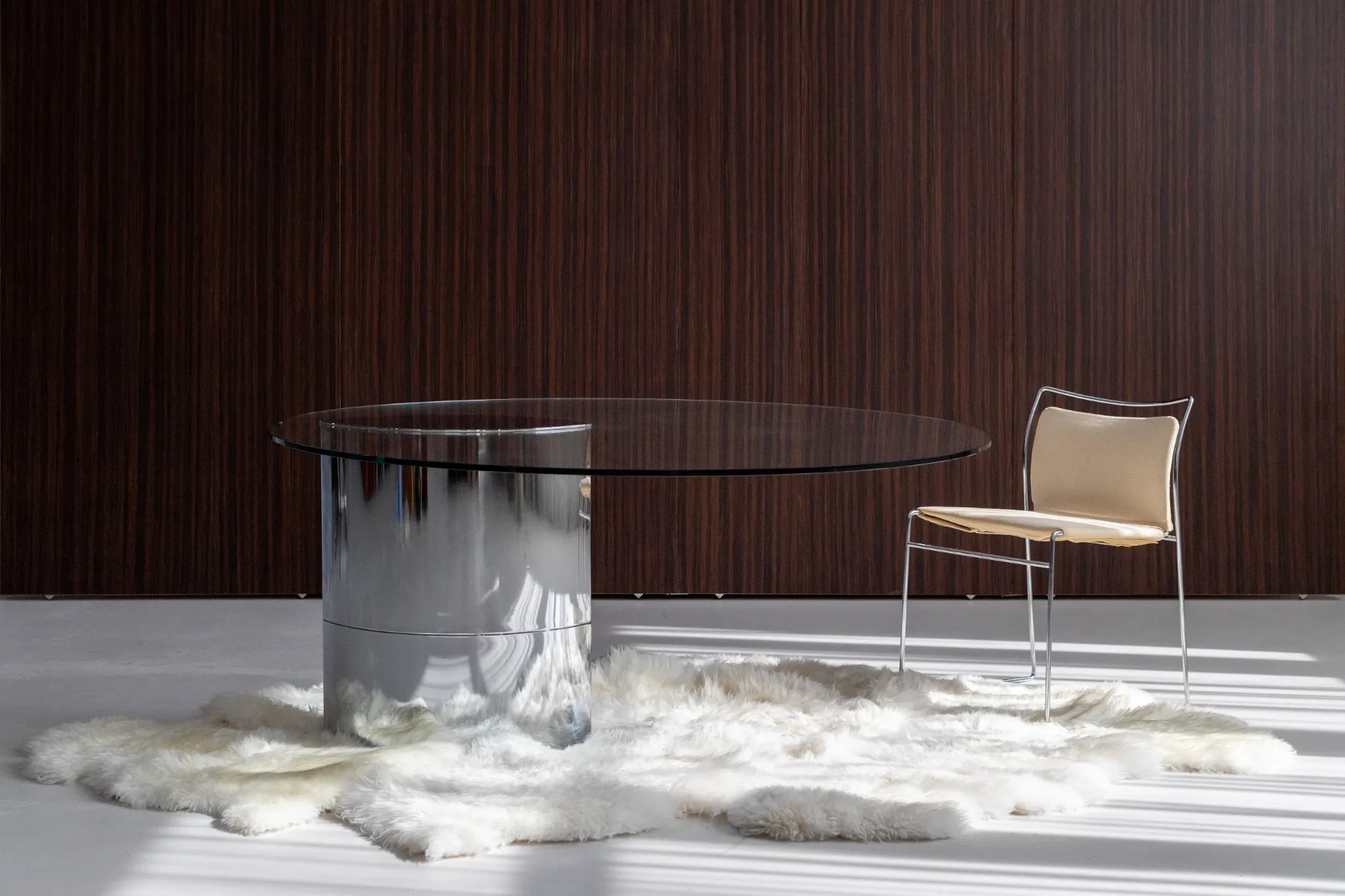Table à manger Lunario par Cini Boeri pour Gavina