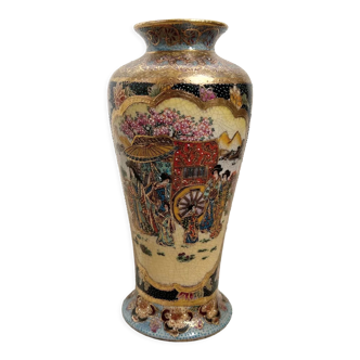 Satsuma Chinese porcelain vase XXth