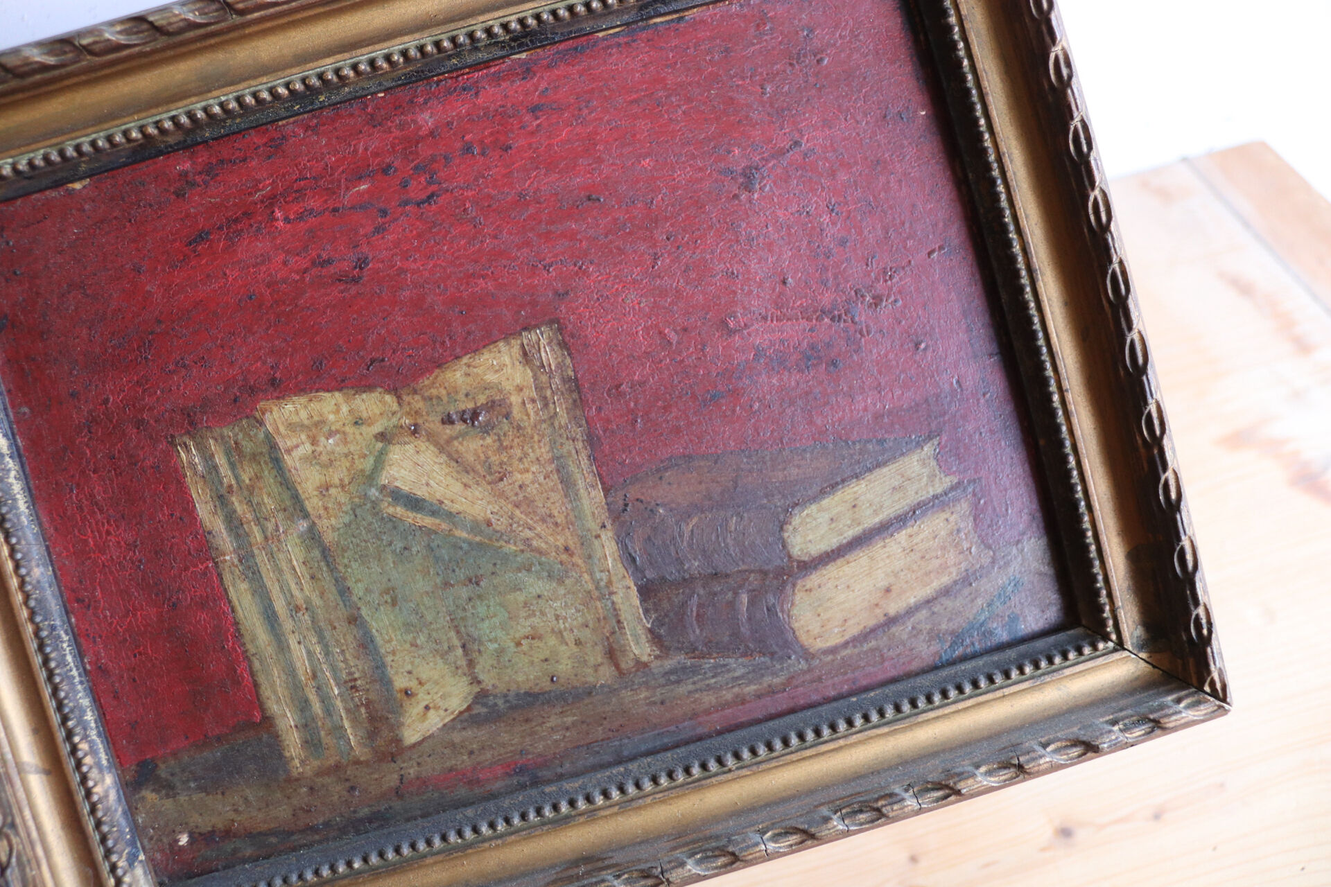 Still Life with Old Books