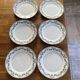 Set 6 flat plates badonviller model champagne