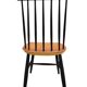 Scandinavian Fanett horseshoe chair with 7 rungs