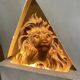 Vintage lamp Koros series lion look