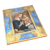 Polychrome religious icon