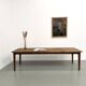 Farm table with tapered legs, L 260 cm