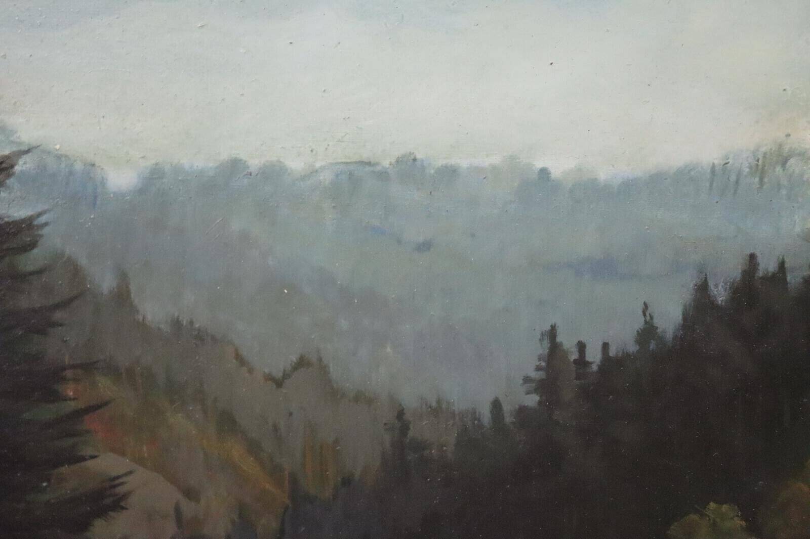 Painting Signed Landscape Oil Painting