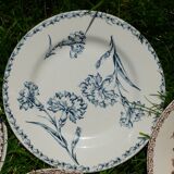 Set of 7 different iron earth plates