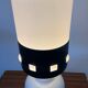 Lampe vintage en opaline