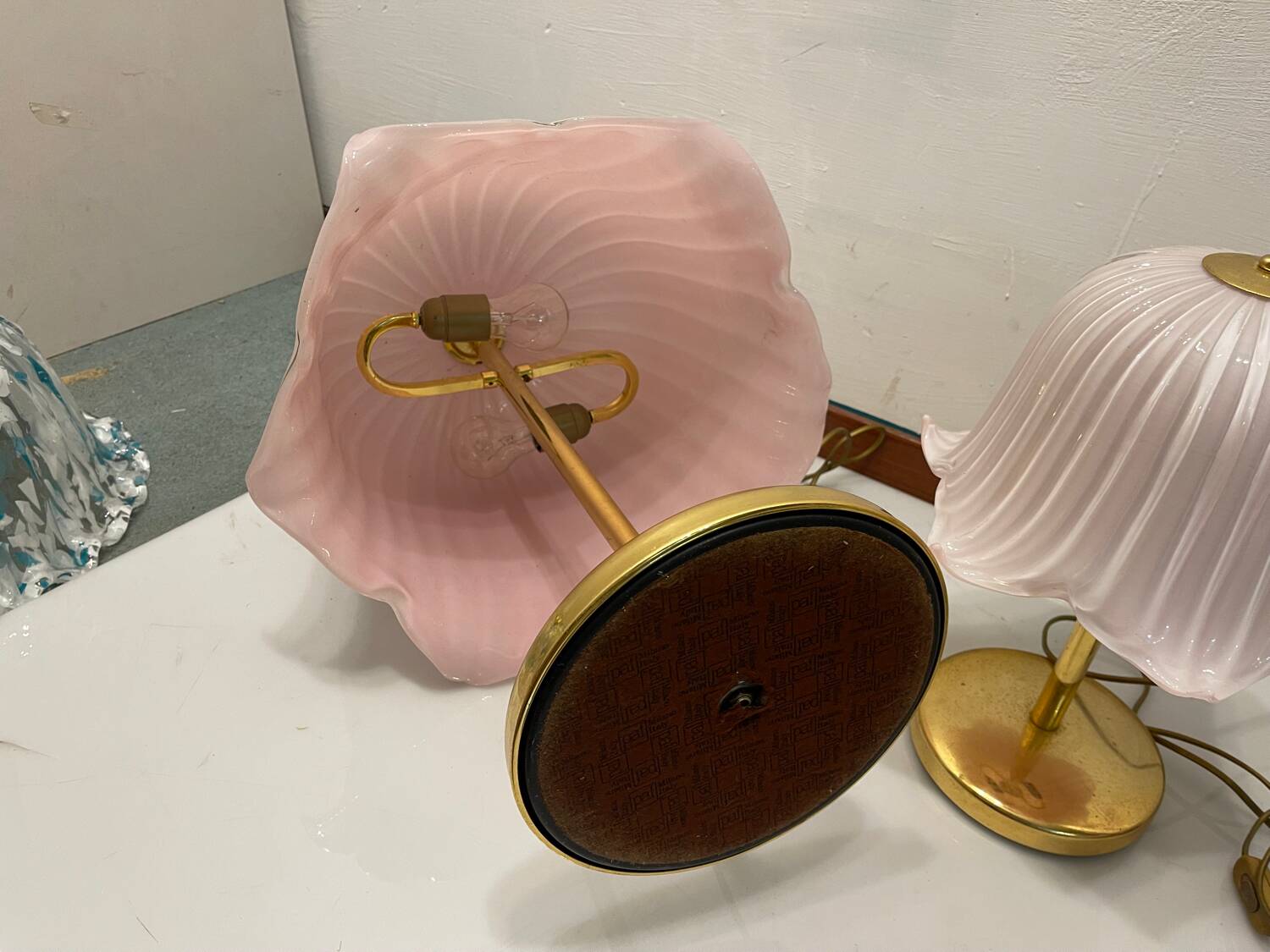 Murano Glass Table Lamps Set of 2 PAF Studio Milan