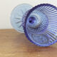 Blue molded pressed glass