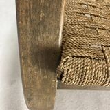 Cantilever wicker cord chair, 1930s