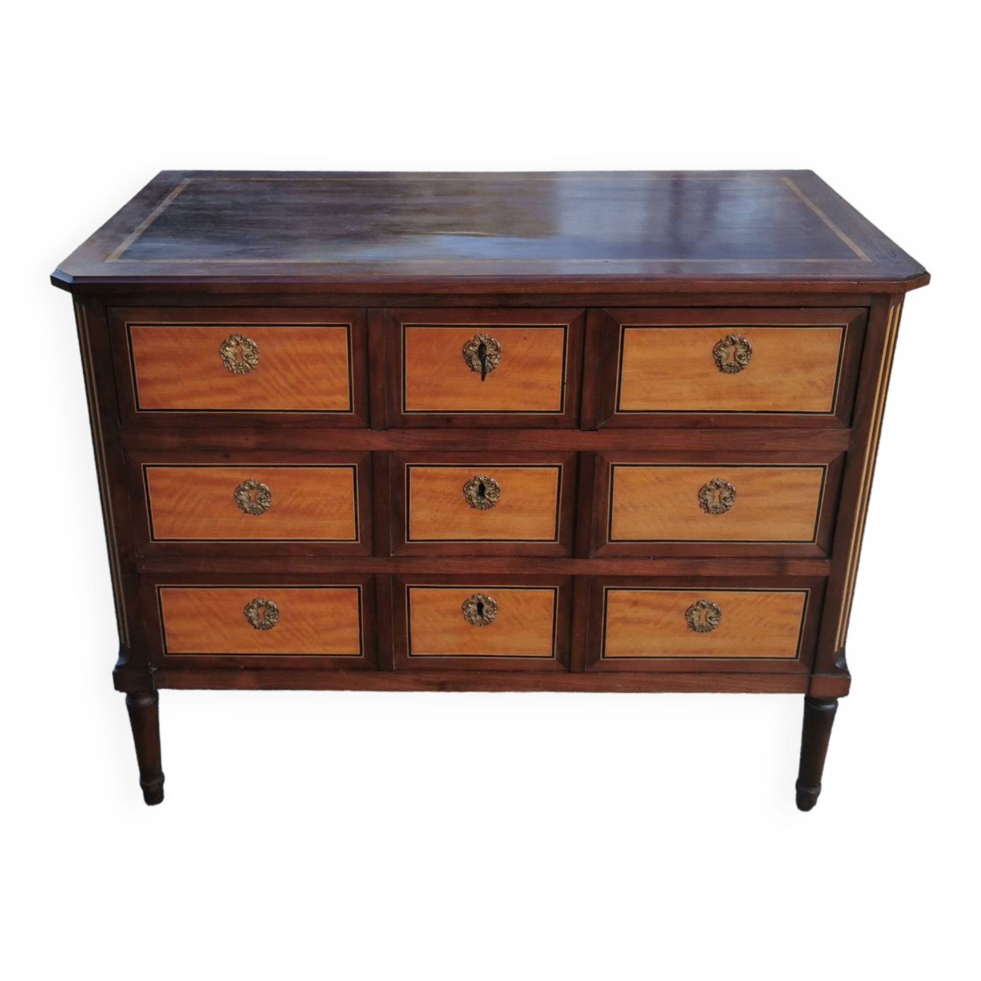 Louis XVI style chest of drawers