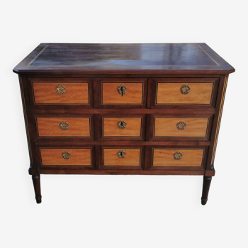 Louis XVI style chest of drawers