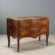 Antique baroque walnut commode, Italy, 18th century