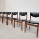 Mid-Century Modern Set of 6 Scandinavian Chairs, 1960s