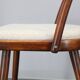 1960s Antonin Suman Set of Six Beech Dining Chairs, Restored
