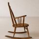Fauteuil à bascule / Rocking Chair vintage en hêtre 1960 par Stol Kamnik