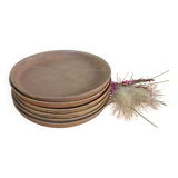 Set of 6 stoneware plates