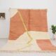 Tapos beni ouarine rose marocain 250cmx150cm