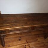 Bois bois massif long with fers