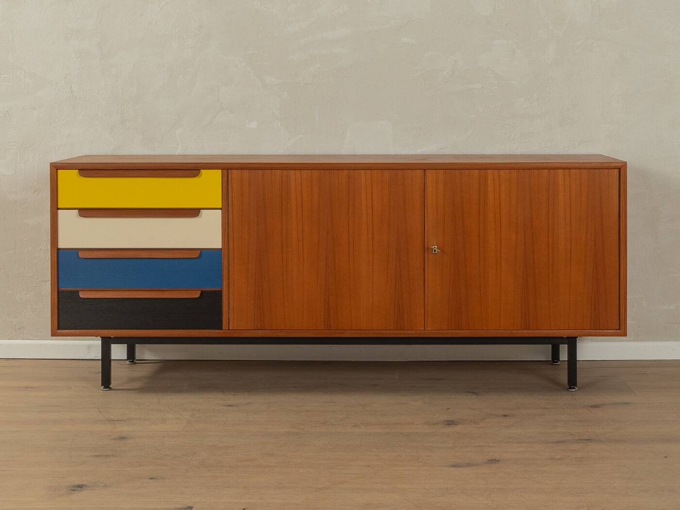Sideboard with Colorful Drawers, Wk Möbel