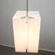 Vintage italian plexiglass tower pendant lamp