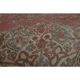 1970s Vintage Persian Handmade Wool Cotton Pink Area Rug 243x353