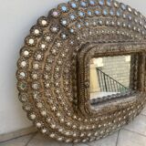Rare - Mirror gilded wood - Large format 139x117cm