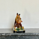 Vintage doe sculpture signed Angelo Biagoni - statue of doe and her fawn - plaster sculpture