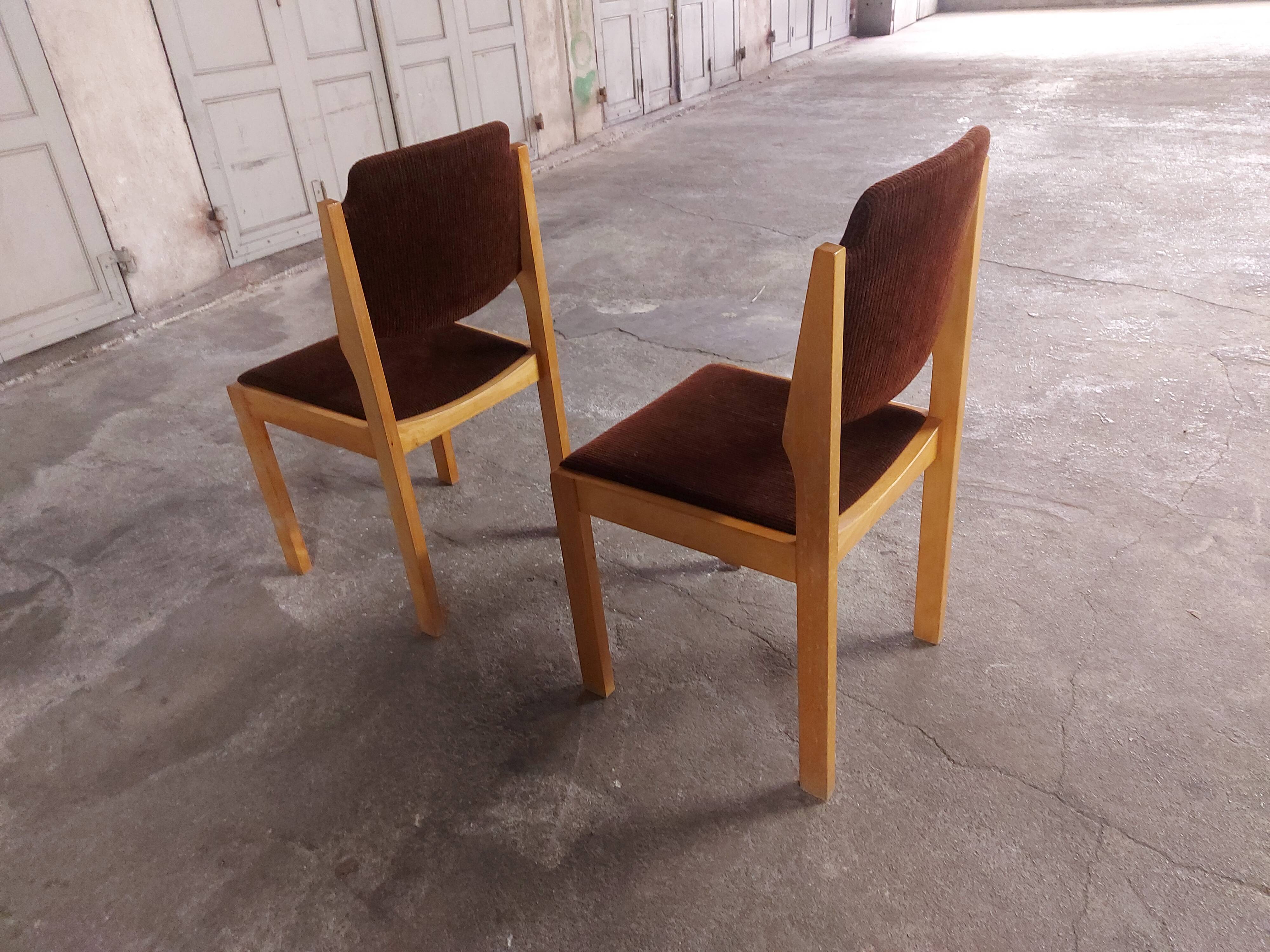 Set of two vintage Swiss chairs