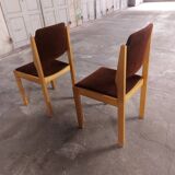 Set of two vintage Swiss chairs