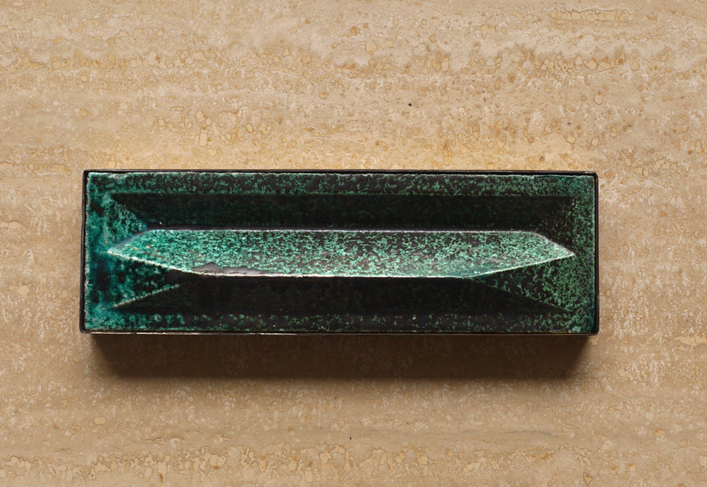Ceramic Tile Pen Tray by Gio Ponti for Roma Ceramice, 1960s