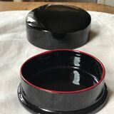 Boîte Chabako ou boîte à thé laque noire