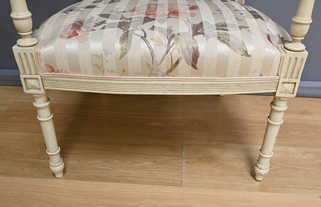 Louis XVI style lounge with benches and armchairs – 2nd part of the 20th century