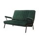 Green sofa, Italian design, 1970s, made in Italy