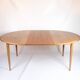 Table à manger ronde avec rallonges - Teck - Grete Jalk - P. Jeppesen - Années 1960