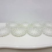 12-piece Bolero Bubble set, clear crystal glass, Walther Glas, Germany, 197