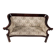 Biedermeier Walnut Veneer Sofa