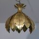 Danish brutalist brass suspension of Sven Holm Sorensen 1960