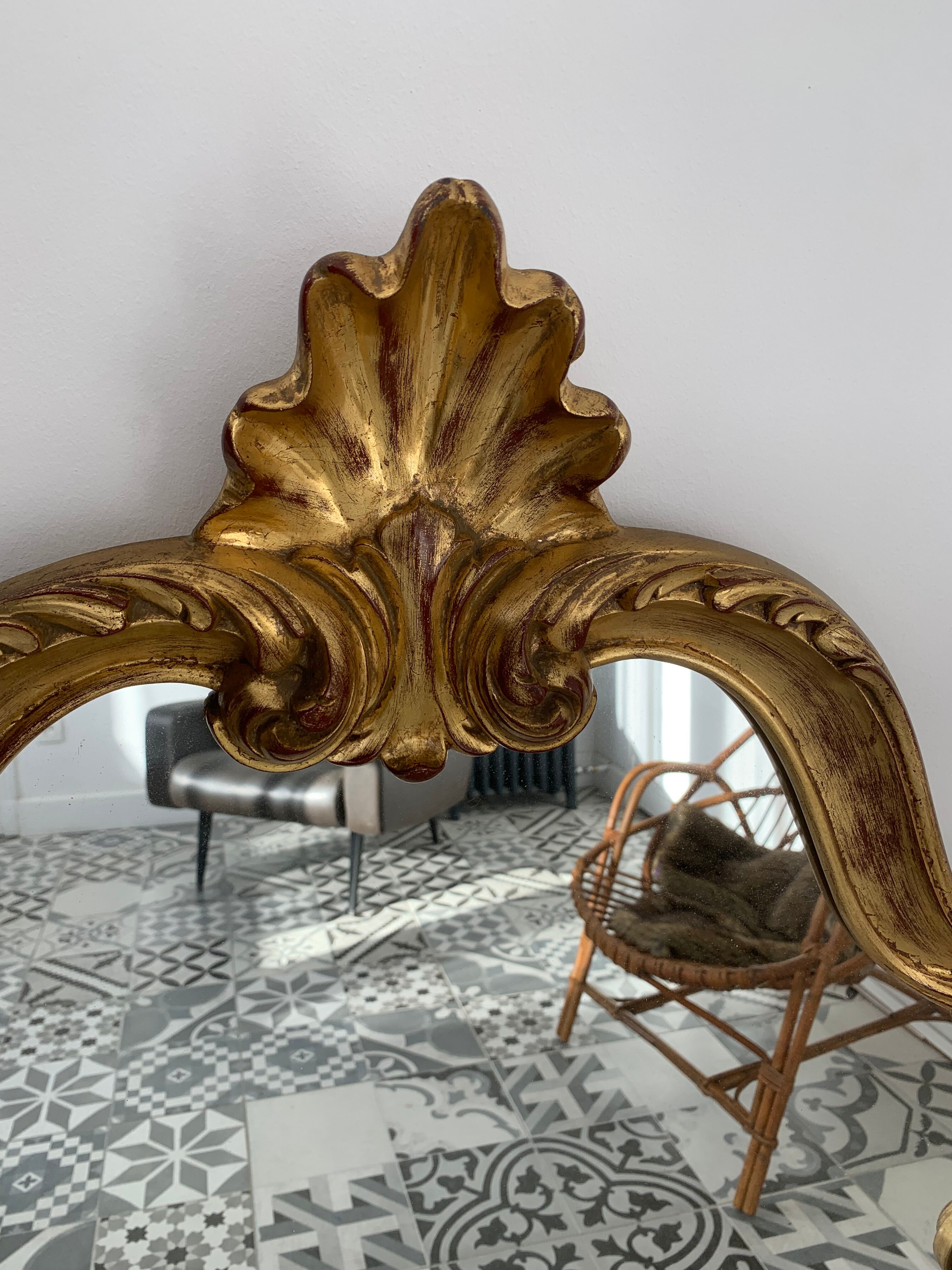 Baroque mirror 115x70cm