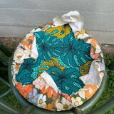 Pair of rattan armchairs