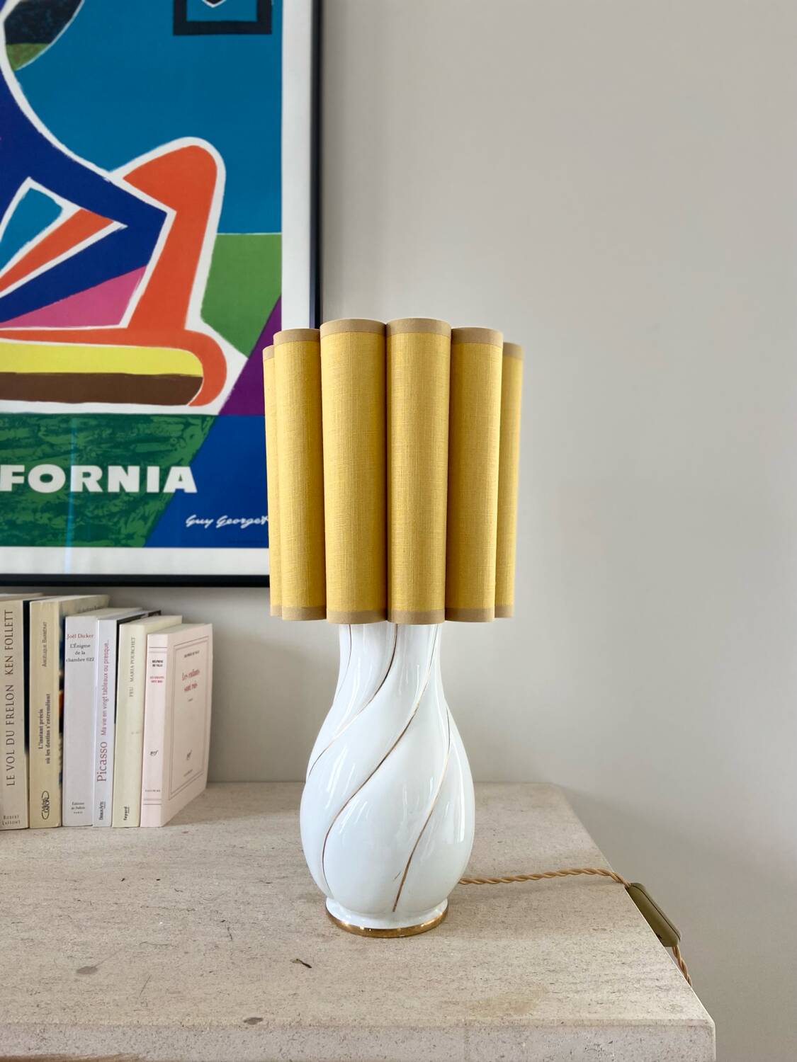 "Chantilly" ceramic lamp - 1970.