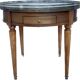 Bouillotte table in blond mahogany, Louis XVI style, 20th century period