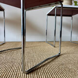 3 nesting tables – chrome steel & laminated top