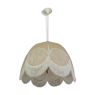 Rattan hanging lamp