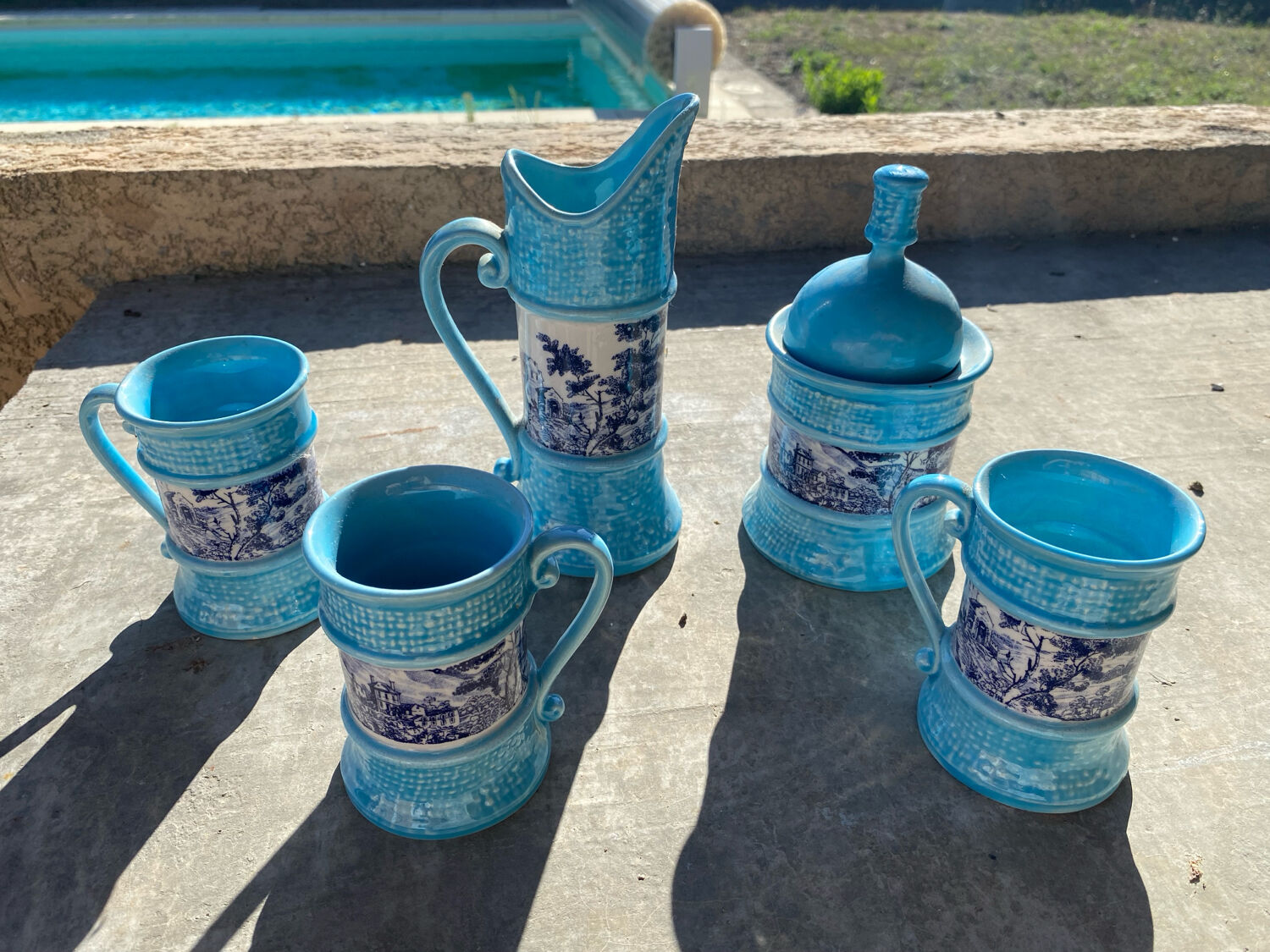 Service à café des années 60 italiens