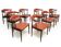 Eight Danish Cow Horn "Model 12" Chairs in Rosewood by Johannes Andersen