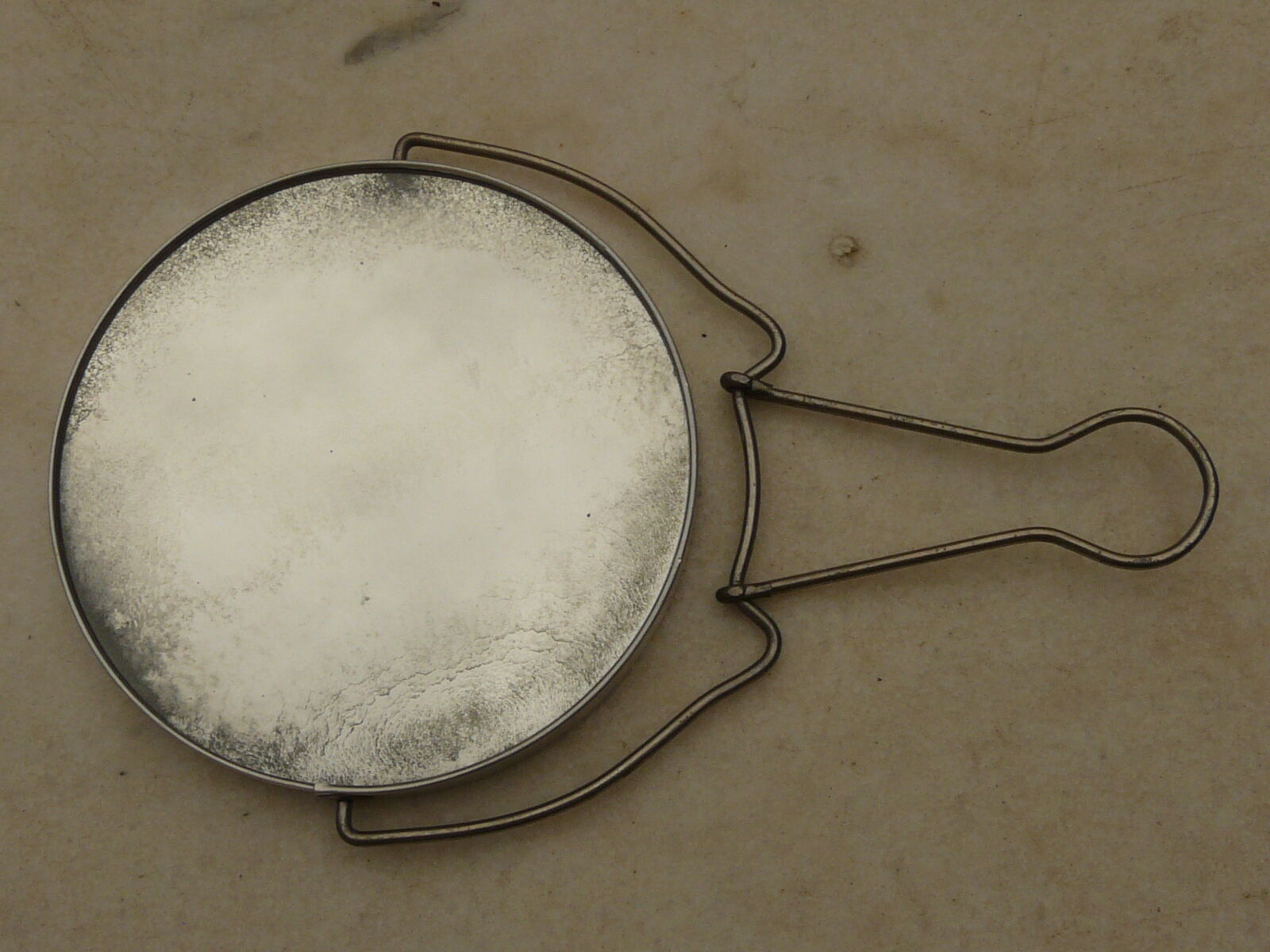Miroir barbier 2 faces une grossissante 15x23