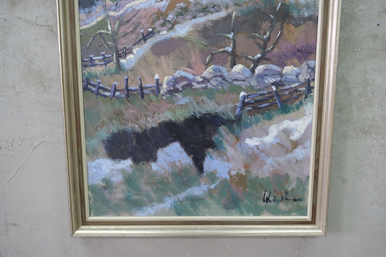 Scandinavian Modern Painting, Kai Christensen, 1970s