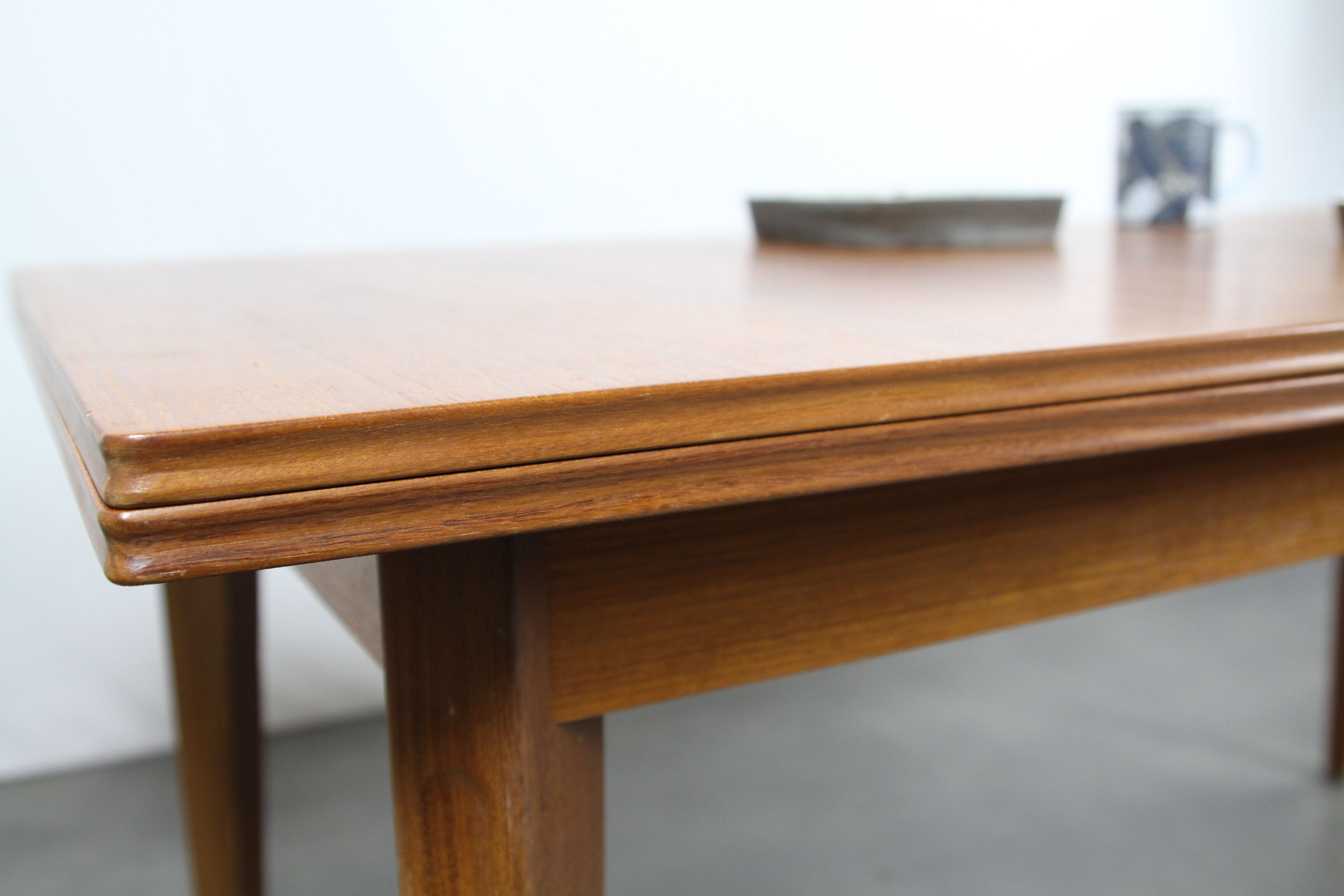 Rectangular table of meal Scandinavian teak